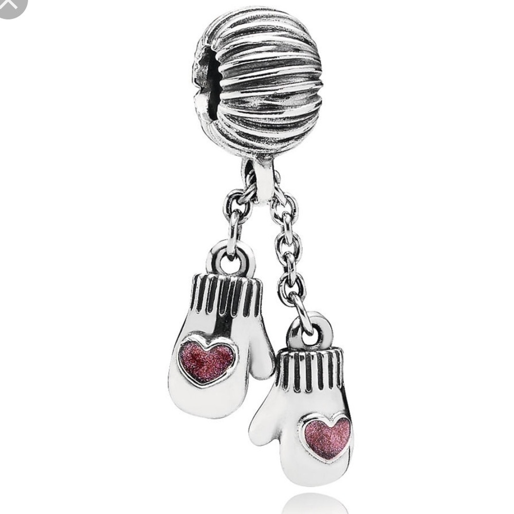 Woolen Christmas Mittens Charm